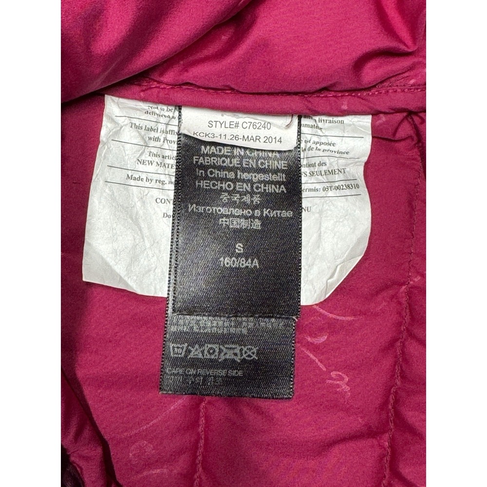 Marmot Jacket Womens Small Maroon Red/Purple 700 Fill Down Puffer Coat - Picture 8 of 14
